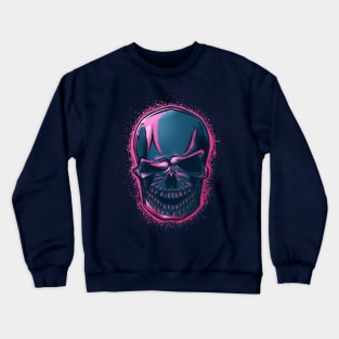 Pink Skull Crewneck Sweatshirt